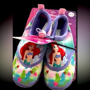 Disney Princess Water Shoes Little Mermaid Ariel Little Girl’s 11/12 NEW NWT